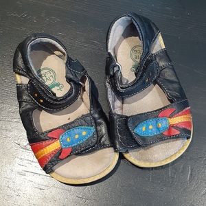 LIVIE & LUCA Leather Sandals, Toddler Boys Size 8